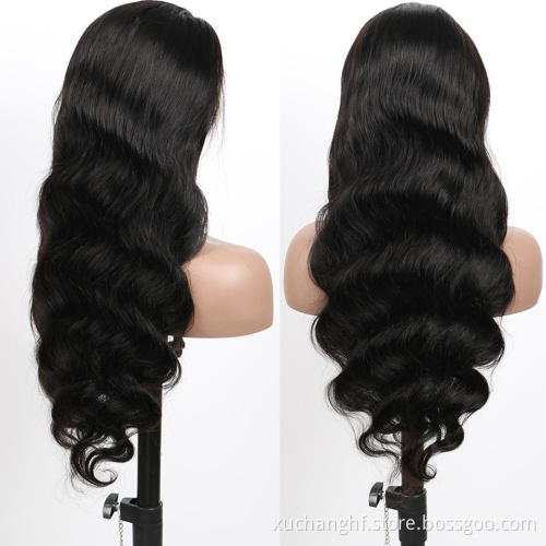 13x4 4*4 360 Closure Full Lace Front Brazilian Body Wave Pre Plucked Lace Closure Remy Human Hair Frontal Wigs Vendors